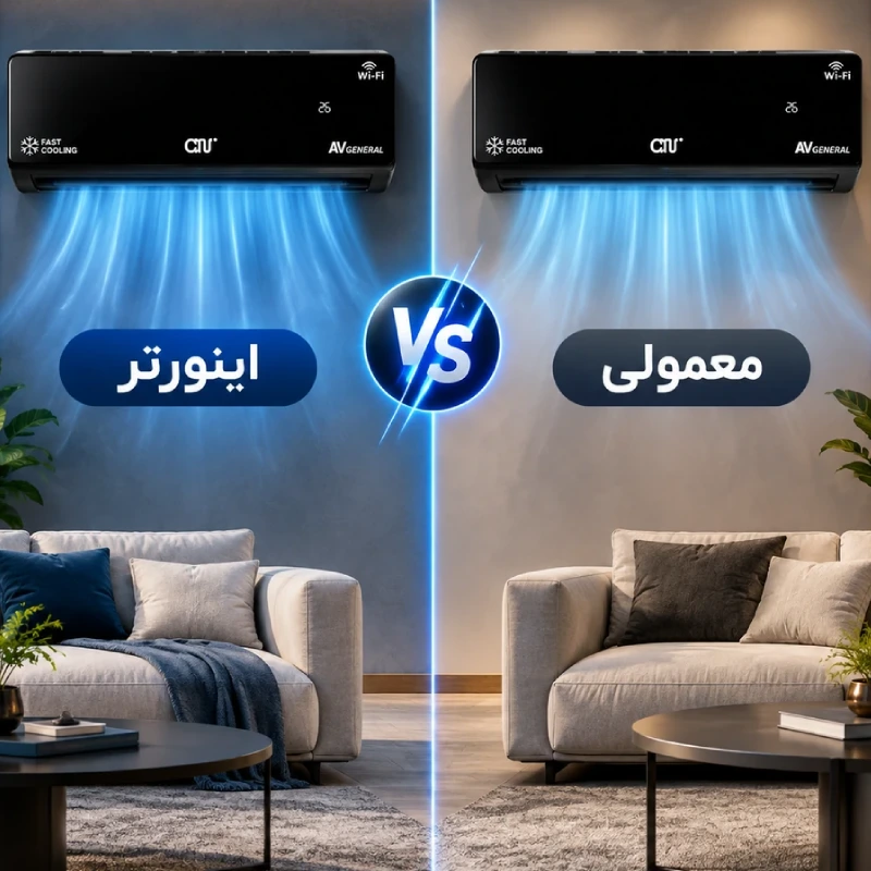 مقایسه کولر گازی اینورتر و معمولی
